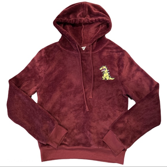Nickelodeon Rugrats Reptar Dino Hoodie Sweatshirt - Picture 1 of 7